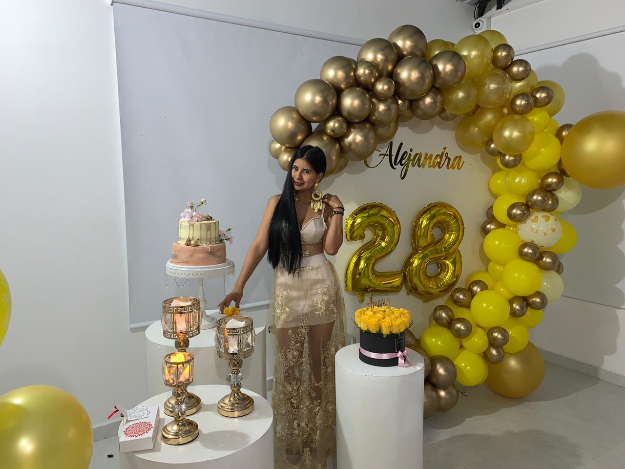 La cumpleañera Marla Alejandra Motta Chavarro.